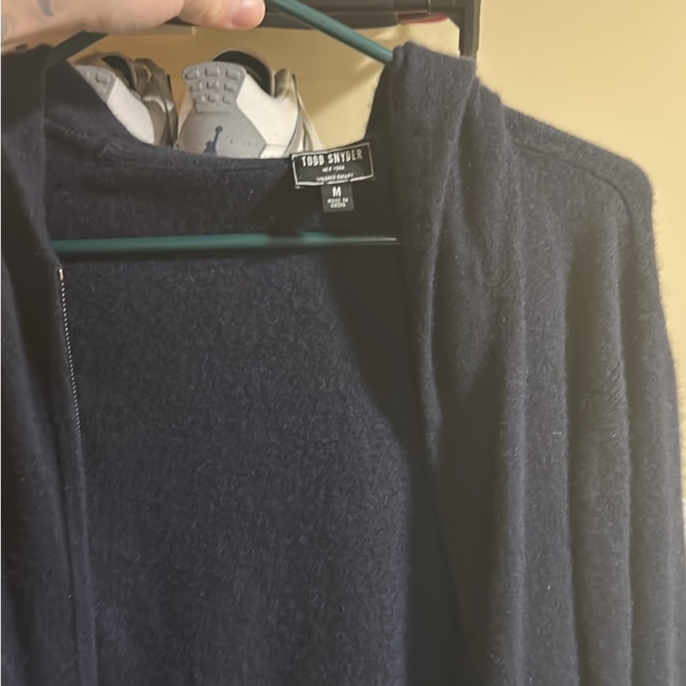 Todd Snyder Dark Blue Zip-Up Jacket